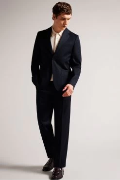 Ted Baker Blue Single Breasted Jacket -Fashion Men Shop 812589s3