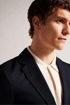 Ted Baker Blue Single Breasted Jacket -Fashion Men Shop 812589s4