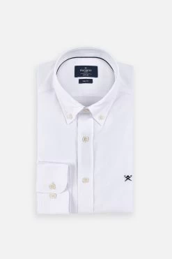 Hackett Mens White Continuity Wash Oxford Shirt -Fashion Men Shop 868161s3