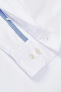 Hackett Mens White Continuity Wash Oxford Shirt -Fashion Men Shop 868161s6