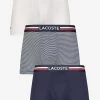 Lacoste Navy Boxers 3 Pack 2 Lacoste Navy Boxers 3 Pack -Fashion Men Shop 888736s