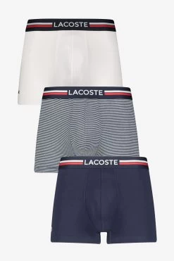 Lacoste Navy Boxers 3 Pack
