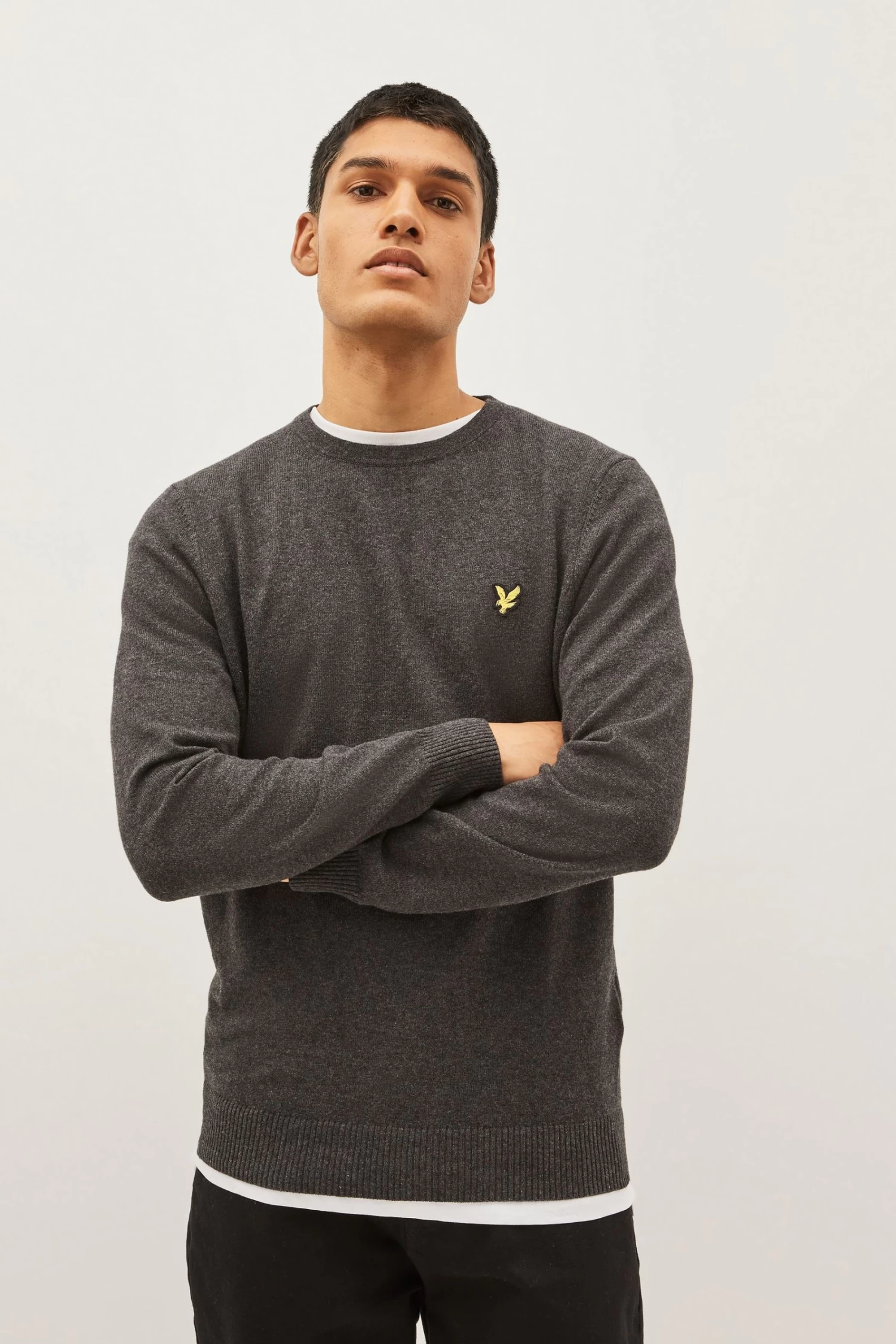 Lyle & Scott Crew-Neck Cotton Merino Jumper 3 Lyle & Scott Crew-Neck Cotton Merino Jumper