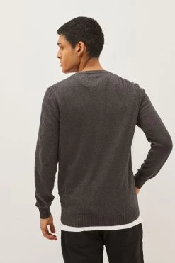 Lyle & Scott Crew-Neck Cotton Merino Jumper 6 Lyle & Scott Crew-Neck Cotton Merino Jumper -Fashion Men Shop 913245s2