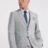 Jacamo Grey Jasper Check Suit Jacket -Fashion Men Shop 939 760s