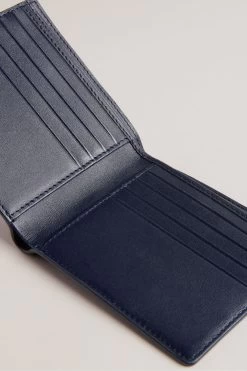 Ted Baker Blue Glassko House Check Leather Embossed Bifold Wallet 8 Ted Baker Blue Glassko House Check Leather Embossed Bifold Wallet -Fashion Men Shop 951672s3