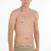Calvin Klein Green Low Rise Cotton Stretch Mineral Dye Trunks -Fashion Men Shop 958643s