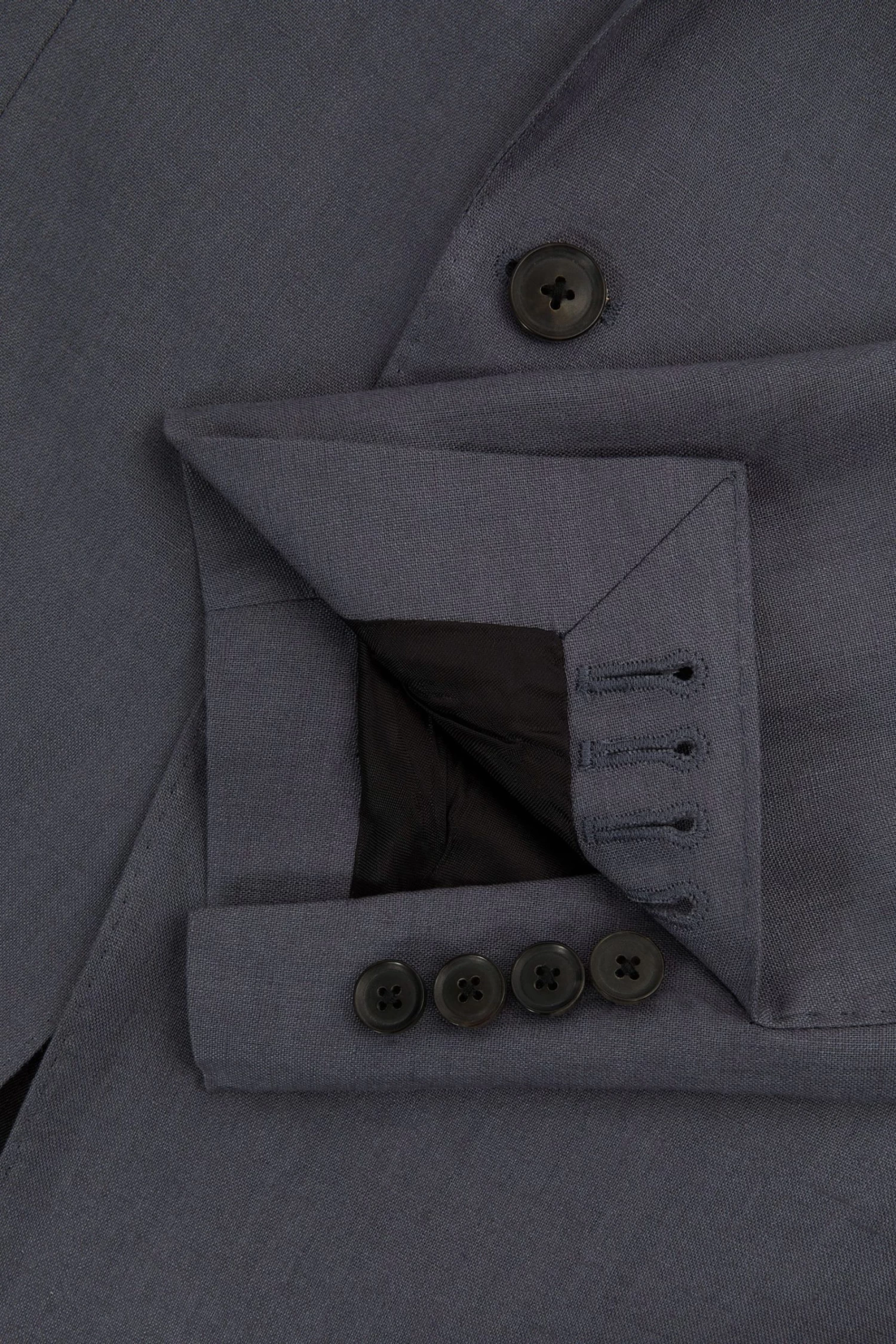 Reiss Kin Slim Fit Single Breasted Linen Blazer 8 Reiss Kin Slim Fit Single Breasted Linen Blazer - Image 6