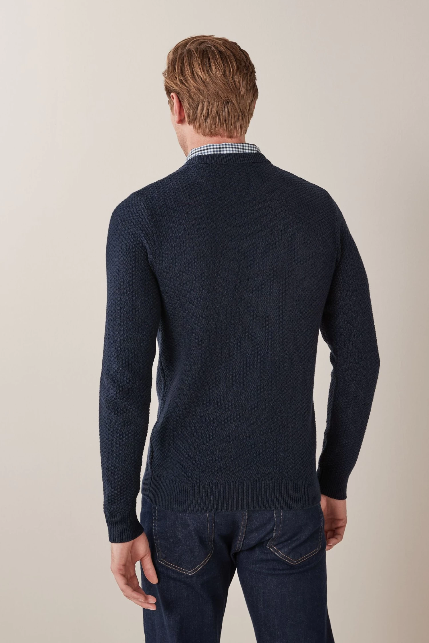 Next Mock Shirt Jumper 4 Next Mock Shirt Jumper - Image 2