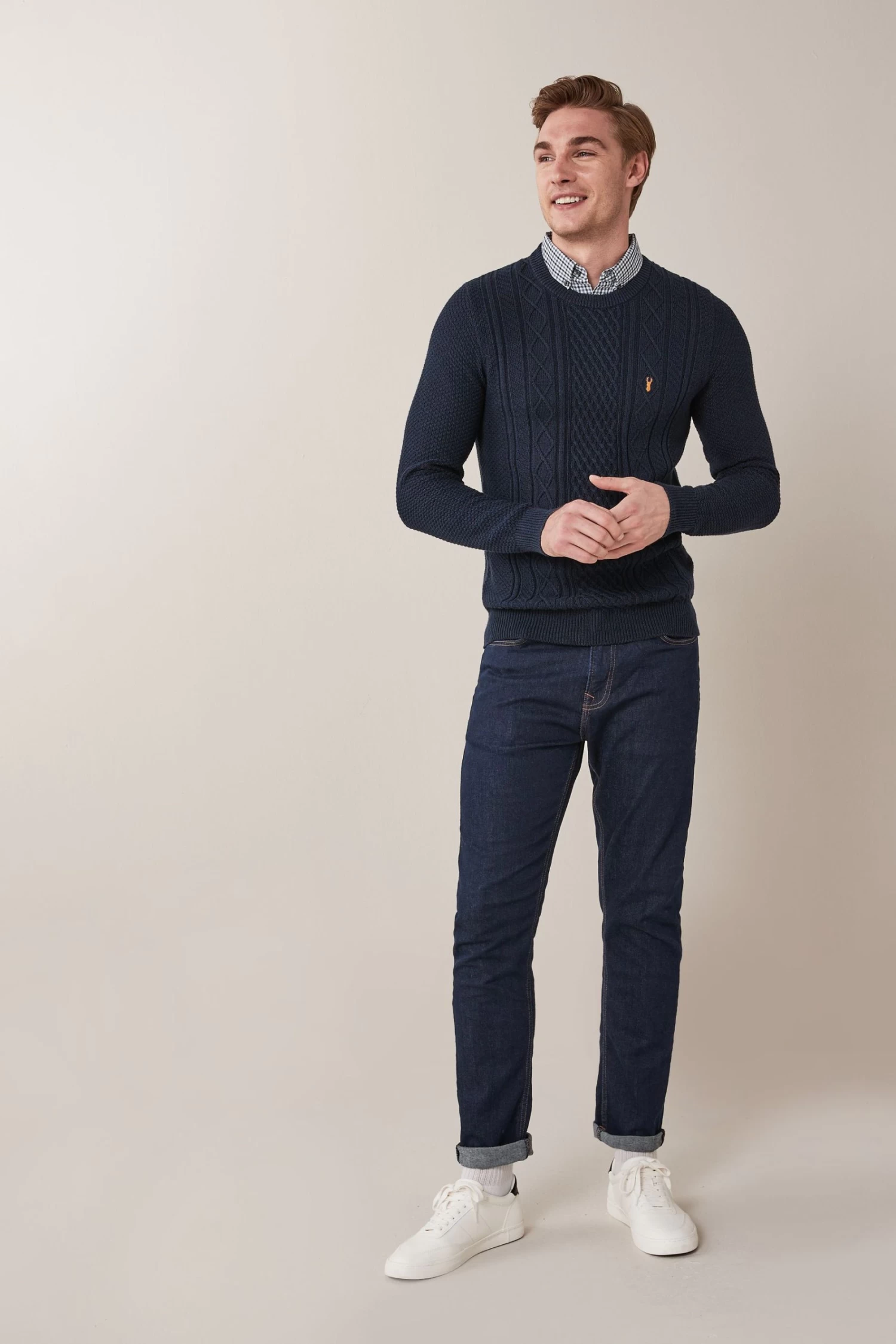 Next Mock Shirt Jumper 5 Next Mock Shirt Jumper - Image 3