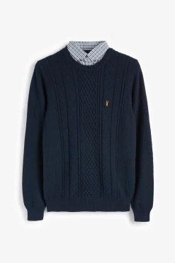 Next Mock Shirt Jumper 10 Next Mock Shirt Jumper -Fashion Men Shop A07914s4