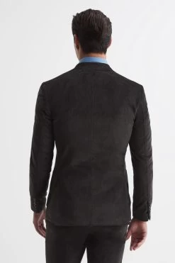 Reiss Holborn Double Breasted Fine Cord Blazer -Fashion Men Shop A09830s5