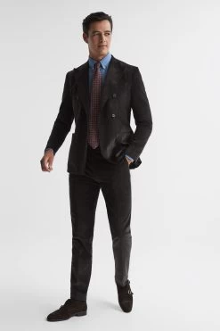 Reiss Holborn Double Breasted Fine Cord Blazer -Fashion Men Shop A09830s7
