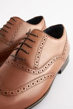 Next Leather Oxford Brogue Shoes -Fashion Men Shop A14880s3