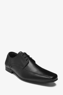 Next Black Leather Panel Lace-Up Shoes -Fashion Men Shop A14882s2
