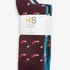 HS By Happy Socks Blue Sports Socks 5 Pack