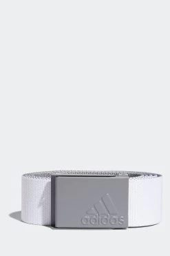 Adidas Golf Grey/White Reversible Web Belt