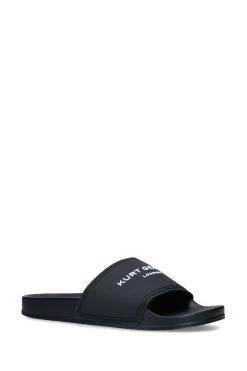 Kurt Geiger London Mens Black KGL Pool Slider Sandals -Fashion Men Shop A27033s2