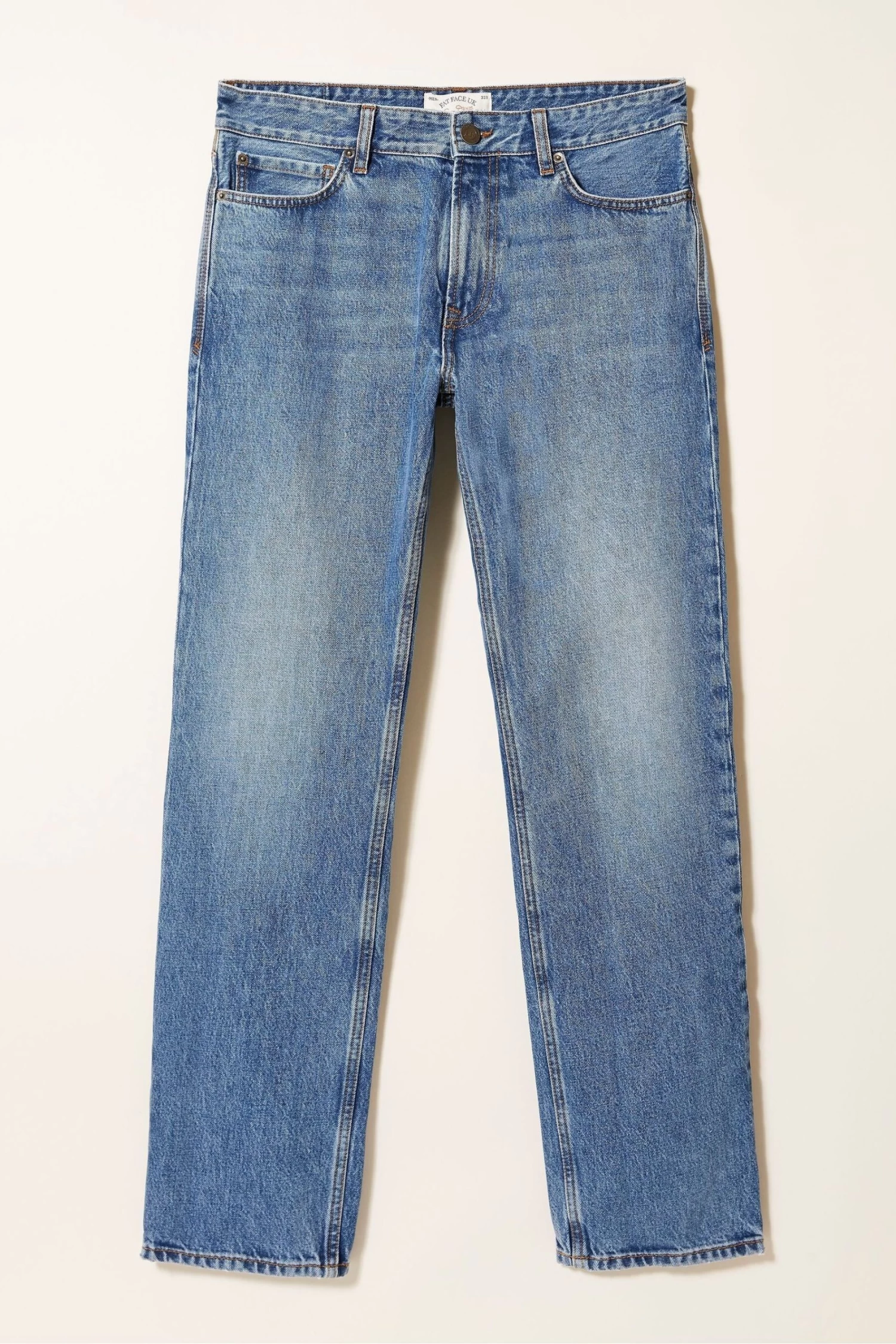 FatFace Straight Light Wash Jeans 6 FatFace Straight Light Wash Jeans - Image 4
