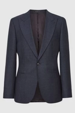 Reiss Hitch Melange Wool Blazer -Fashion Men Shop A76279s2