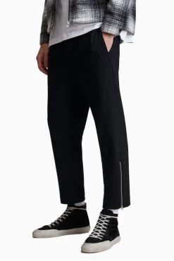 AllSaints Black Agden Trousers -Fashion Men Shop A81138s6