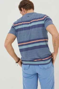 FatFace Chilgrove Stripe T-Shirt -Fashion Men Shop A82016s2