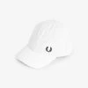 Fred Perry Pique White Cap -Fashion Men Shop A84998s