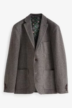 Next Slim Nova Fides Wool Blend Formal Jacket -Fashion Men Shop A91998s8
