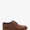 Next Waxy Leather Smart Casual Brogue Shoes 1 Next Waxy Leather Smart Casual Brogue Shoes -Fashion Men Shop A99660s
