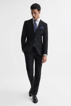Reiss Pray Slim Fit Single Breasted Wool Blazer -Fashion Men Shop C04 107s3