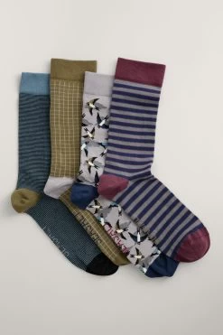 Seasalt Cornwall Mens Selection Box Of Socks