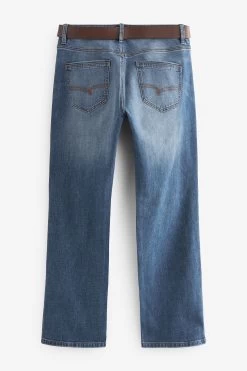 Next Bootcut Belted Jeans -Fashion Men Shop C06269s3