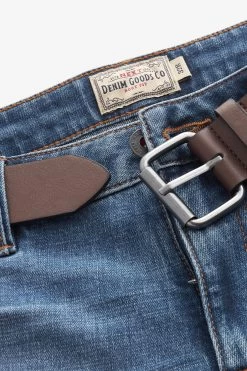 Next Bootcut Belted Jeans -Fashion Men Shop C06269s4