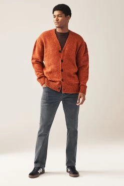 Next Dark Grey Soft Touch Stretch Bootcut Jeans -Fashion Men Shop C07448s2