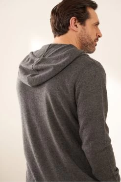Truly Grey Cashmere Hoodie 8 Truly Grey Cashmere Hoodie -Fashion Men Shop C09691s3