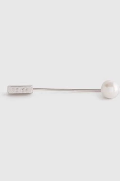 Reiss Ardley Pearl Lapel Pin