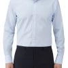 Skopes Tailored Fit Blue Dobby Formal Shirt -Fashion Men Shop C28 692s