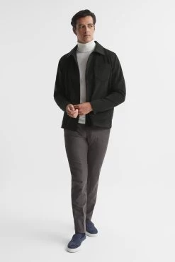 Reiss Connaught Cashmere Flannel Overshirt -Fashion Men Shop C28252s3