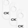 Calvin Klein High Cut White Logo Socks 3 Pack -Fashion Men Shop C28757s