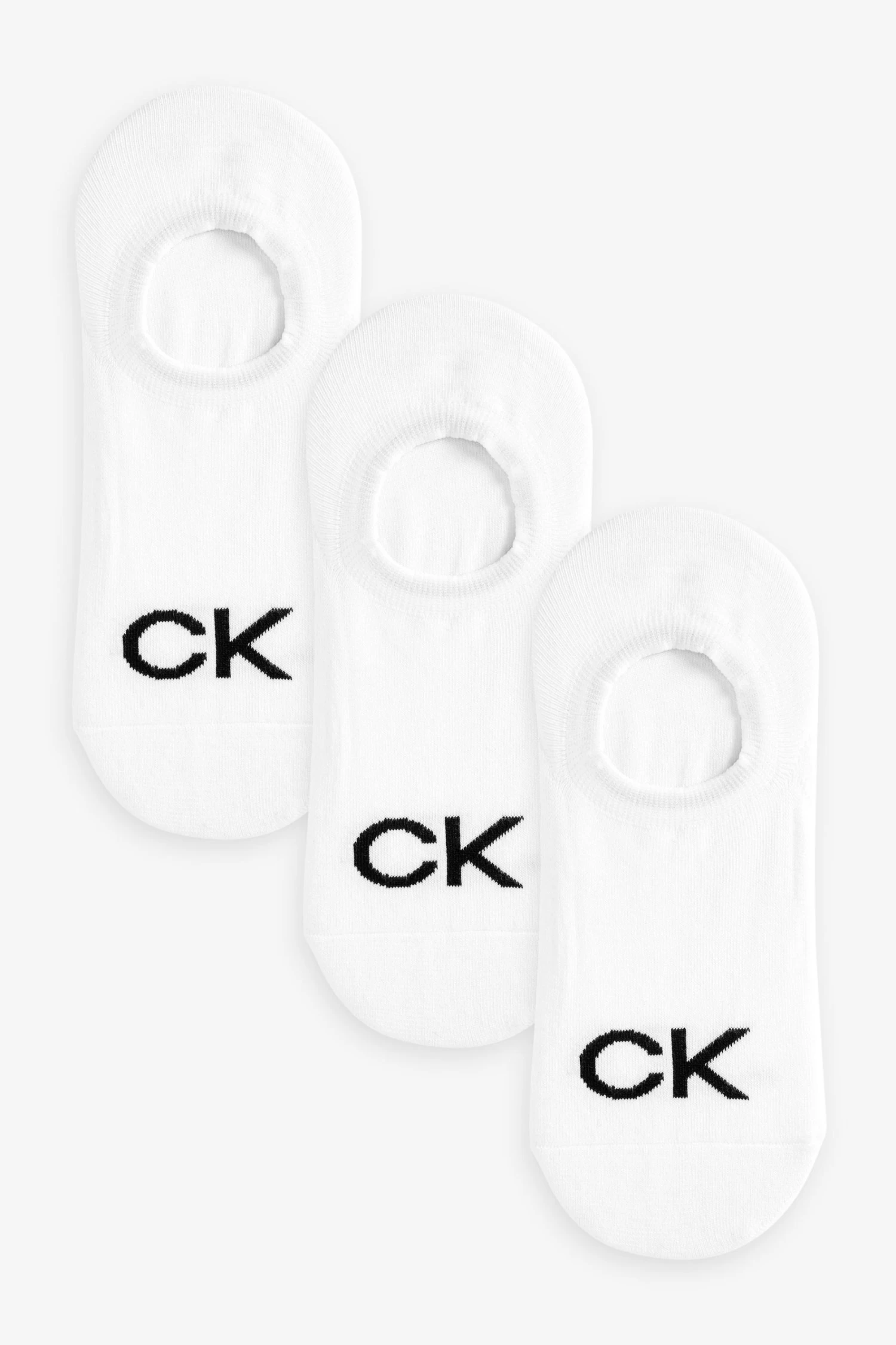 Calvin Klein High Cut White Logo Socks 3 Pack 3 Calvin Klein High Cut White Logo Socks 3 Pack