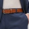 Next Tan Brown Signature Italian Leather Belt -Fashion Men Shop C31266s