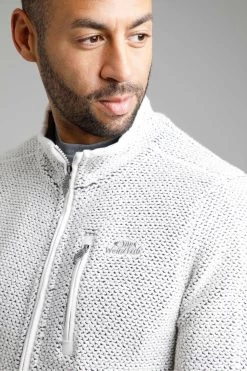 Weird Fish Cream Transom Full Zip Eco Macaroni Fleece -Fashion Men Shop C33168s4