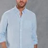 Next Signature Baird McNutt Irish 100% Linen Trimmed Shirt -Fashion Men Shop C37 442s