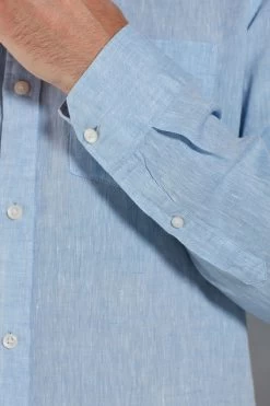 Next Signature Baird McNutt Irish 100% Linen Trimmed Shirt -Fashion Men Shop C37 442s7