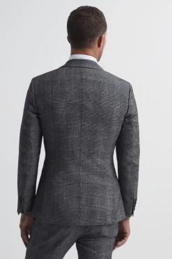 Reiss Babbington Single Breasted Check Blazer 16 Reiss Babbington Single Breasted Check Blazer -Fashion Men Shop C38 280s5