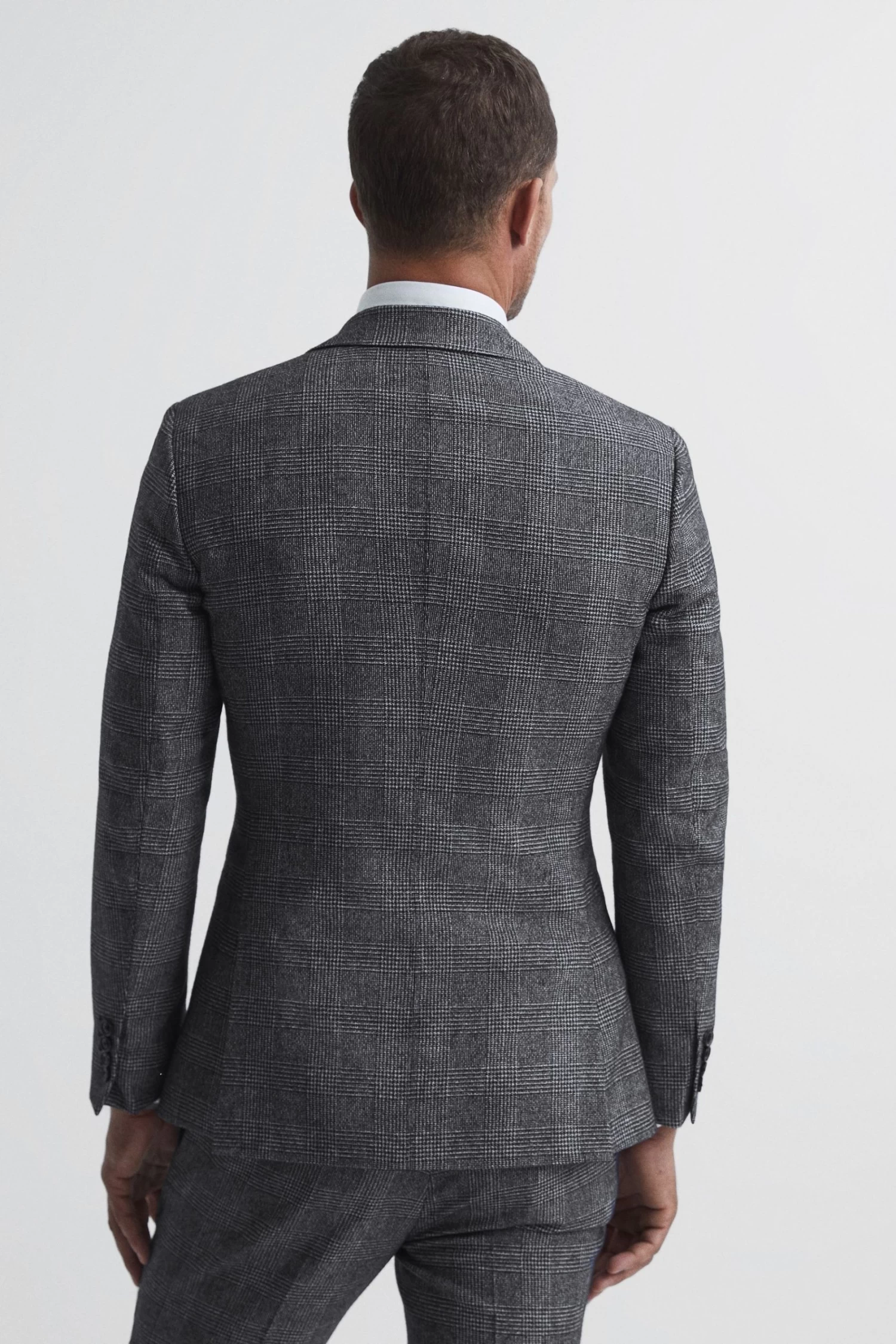 Reiss Babbington Single Breasted Check Blazer 7 Reiss Babbington Single Breasted Check Blazer - Image 5