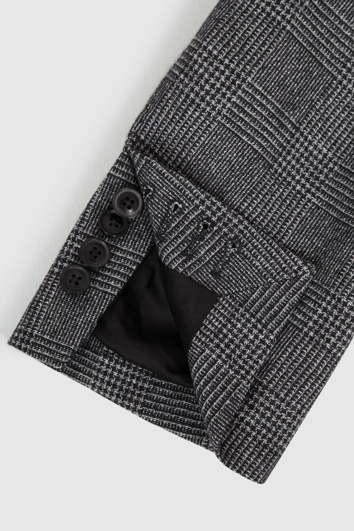 Reiss Babbington Single Breasted Check Blazer 11 Reiss Babbington Single Breasted Check Blazer - Image 9