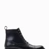 Base London Henderson Toe Cap Black Boots -Fashion Men Shop C39491s