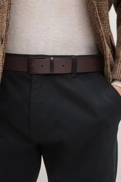 Next Brown Smooth Leather Belt