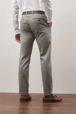 Next Slim Fit Belted Soft Touch Chino Trousers -Fashion Men Shop C43333s2